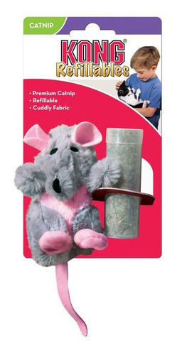 Imagem 1 de 2 de Pelúcia P/ Gatos Kong Cat Refillable Rat C/ Catnip