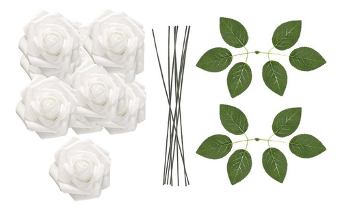25pcs Flowers Artificial Roses Roses, Decoração De
