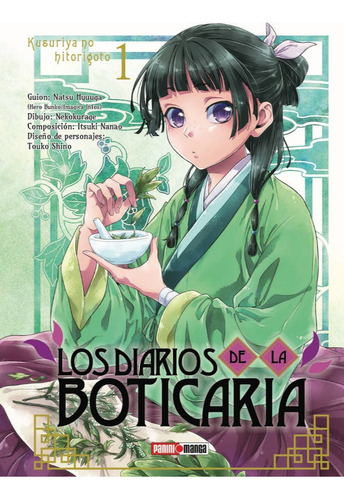 Los Diarios De La Boticaria Vol Tomo 1 Manga Panini Seinen
