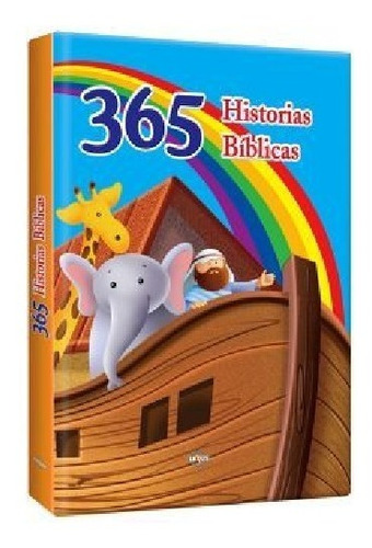 Livro Infantil Educativo 365 Histórias Bíblicas Ilustradas  