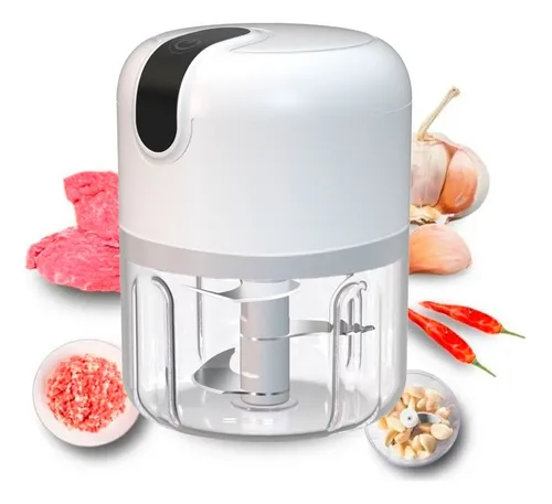 comprar Mini Processador Moedor Elétrico Alho Sem Fio Alimentos Usb