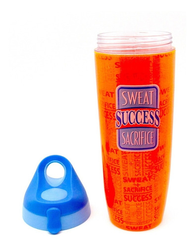 Imagen 2 de 3 de Vaso Termo Deportivo Color Naranja 720ml Varios Diseños