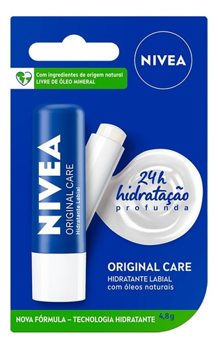 Hidratante Labial Original Care 4,8g Nivea