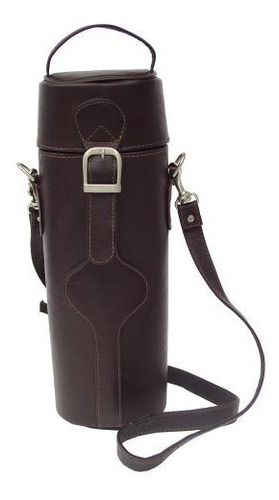 Piel De Piel Individual Deluxe Vino Carrier, Chocolate, Un T