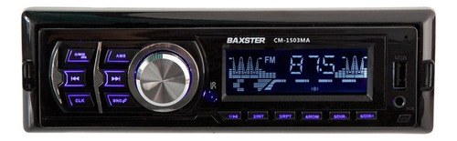 Radio de auto Baxster CM1503MA con USB, bluetooth y lector de tarjeta SD