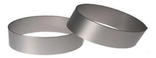 Anillo Para Tartas (pack De 2)  Redondo . Acero Inoxida Jhm