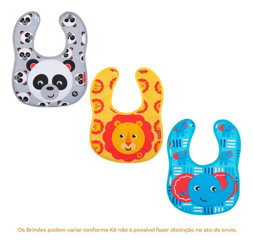 Imagem 9 de 9 de Kit Pom Pom Fraldas Derma P 180u + Brinde Babador Fisher