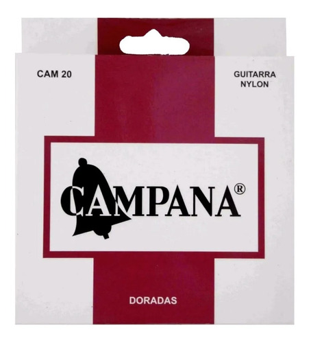 Encordado Para Guitarra Criolla Clasica Campana Cam20 Dorada