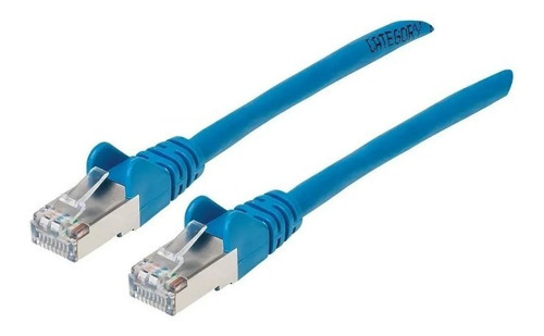 Intellinet - Cable Patch Cat 6a,  3.0m(10.0f) S/ftp Azul