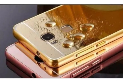 Protector Huawei Gr5 Bumper Aluminio Tipo Espejo De Lujo