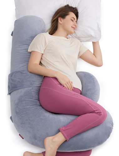 Momcozy Almohadas De Embarazo Mejoradas En Forma De F Para D