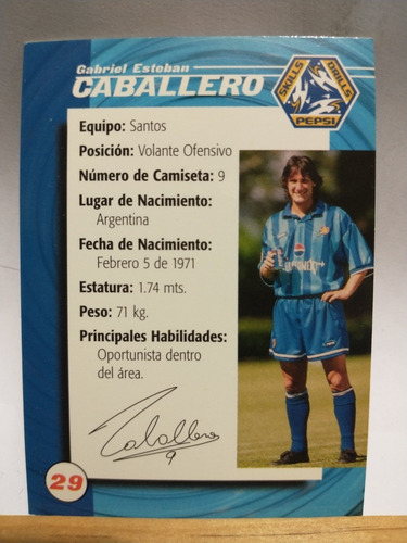 Pepsi Generation Next Futbol 1998 5 Tarjetas Diferentes. Lc (Usado)