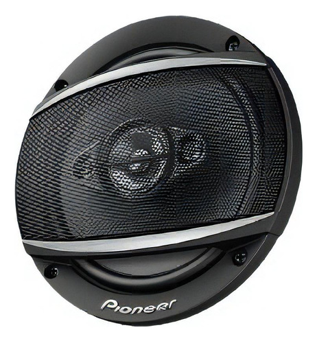 Parlante Tipo Cuadraxial Pioneer Ts-a1687s Para Auto/camioneta Color Negro De 4 165mm X 165mm X 6.5   X 2 Unidades 