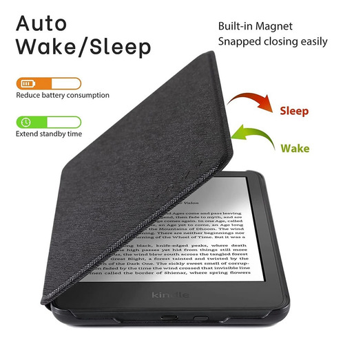 Estuche Cobak Smart Cover Para Kindle 6 11va Gen (Usado)