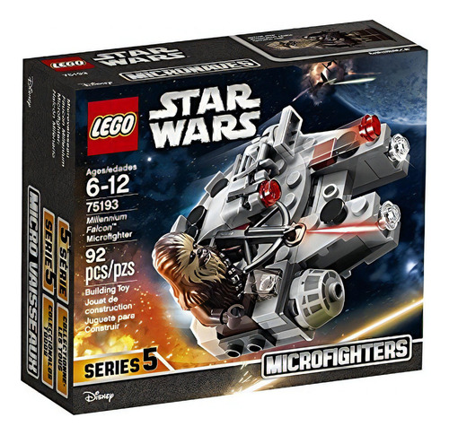 Lego Star Wars Microfighter,halcon Milenario 75193 Chewbacca