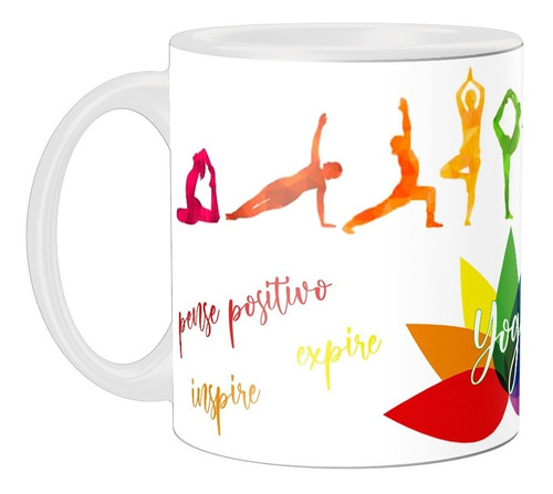 Caneca Personalizada Yoga - Cerâmica 325ml