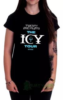 Camiseta Show Twenty One Pilots Brasil 2022 The Icy Tour Fem
