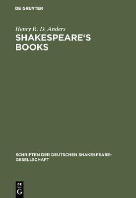 Libro Shakespeare's Books : A Dissertation On Shakespeare...