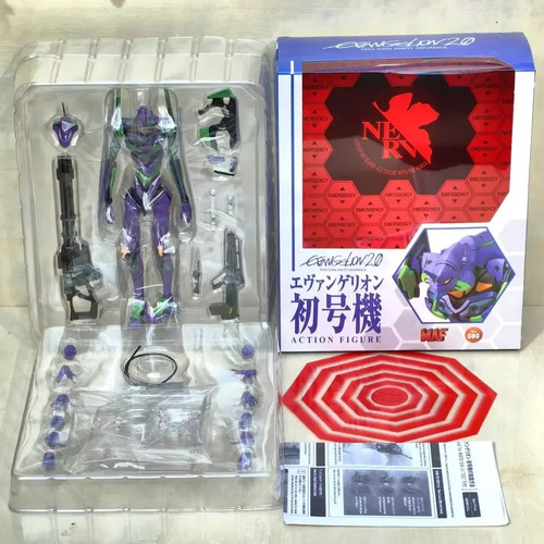 Figuras De Acción Eva Evangelion Test Type Eva-01 De Mafex