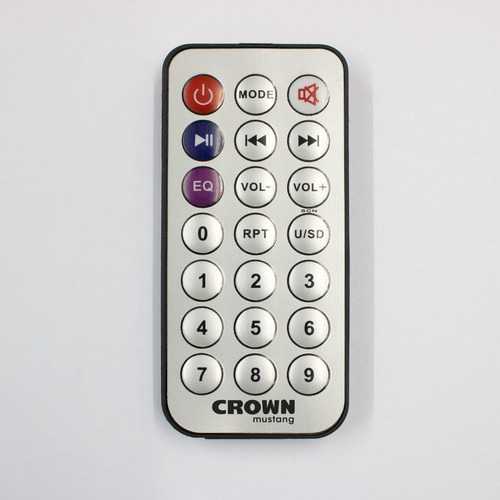 Imagen 4 de 5 de Parlante Crown Mustang CMB-812BT portátil con bluetooth y wifi negro 220V