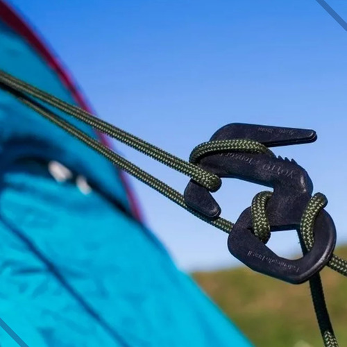 Tensor 9 Duplo Nautika Ntk Para Amarrar Barraca Lona Camping Cor Preto
