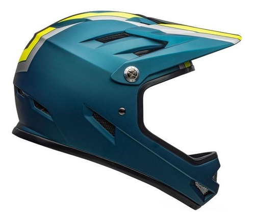 Casco Bell Freeride Sanction Visera Ciclismo Grande 58-60cm Color Azul Marino Talla Grande (58-60cm)