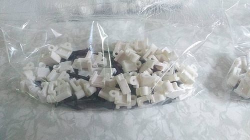 Grapas Pasa Cables Plástica ! Paquetes 100 Piezas