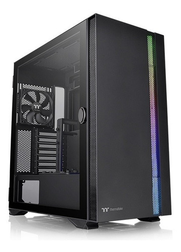 Gabinete Gamer Thermaltake H700 Tg Negro 2x120mm Mid Tower !