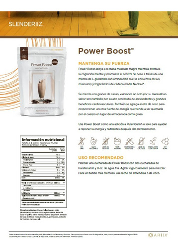 Ariix Pure Nourish Malteada Control Perdida De Peso - Oferta (Usado)