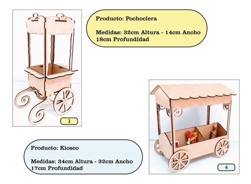 Candy Bar Kit 60 Productos - Mdf / Fibrofacil -
