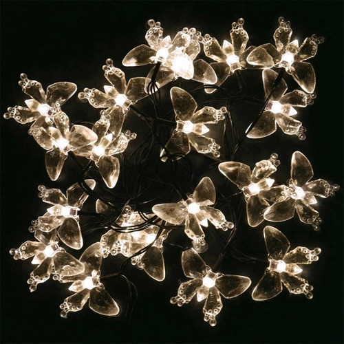 Imagen 3 de 10 de Guirnalda Mariposa Led Luz Cálidadecoración Luminosa