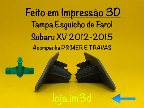 Imagem 3 de 3 de Tampa Lavador Farol Subaru Xv 12-15 + 1 Trava