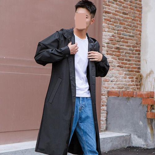 Poncho De Lluvia Reutilizable Impermeable Para Hombres Y