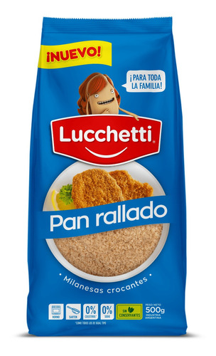 Pan Rallado Lucchetti X500 Gr
