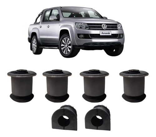 Kit Bujes De Barra Y Parrilla Superior Vth Vw Amarok 2010