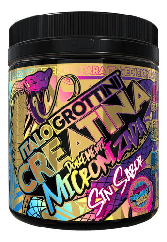 Suplemento En Polvo Italo Grottini Creatine Micronizada 300g