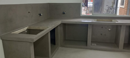 Colocación Microcemento Alisado Baños Y Cocinas Gris