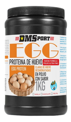 Proteina Clara Huevo Especial Apta Licuado 1 Kg Egg Protein