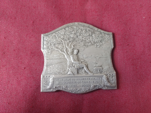 Medalla Conmemorativa Combate De San Lorenzo 1813 San Martin (Usado)