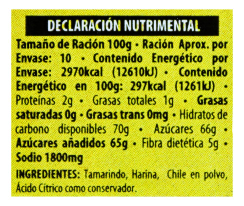 Banderilla De Tamarindo Con Chile Kurumarindo 50 Piezas
