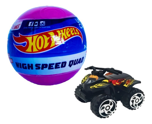 Hot Wheels- Pack X5 Pelotas Vehículo Mini A Fricción - Hw013