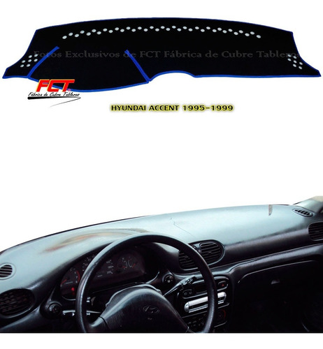 Cubre Tablero Hyundai Accent 1996 1997 1998 1999 Fabrica Fct