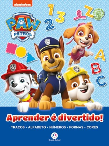 Libro Patrulha Canina Aprender É Divertido Traços Alfabeto N