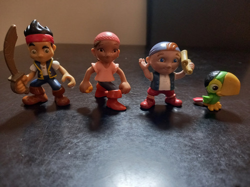 Set Jake Y Los Piratas Figuras Fisher Price Original Disney