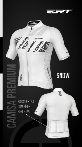 Imagem 3 de 4 de Camisa Ciclismo Ert Premium Snow