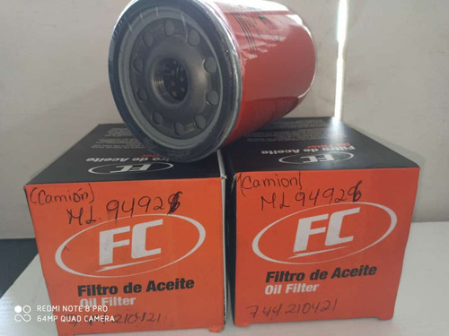 Filtro De Aceite Camion Chev Fvr/ Mitsub Fh/ Caterp Ml-94926