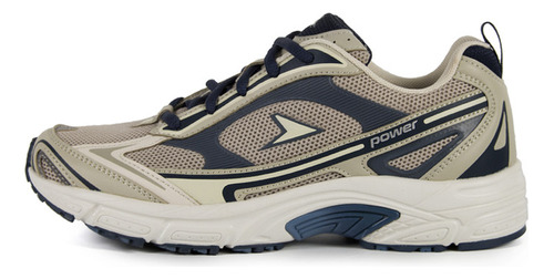 Zapatillas Deportivas Power Zeta Beige Mujer