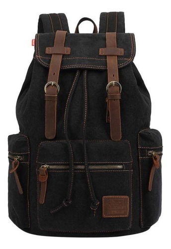 Mochilas De Lona Vintage Para Hombres Y Mujeres Sacos De