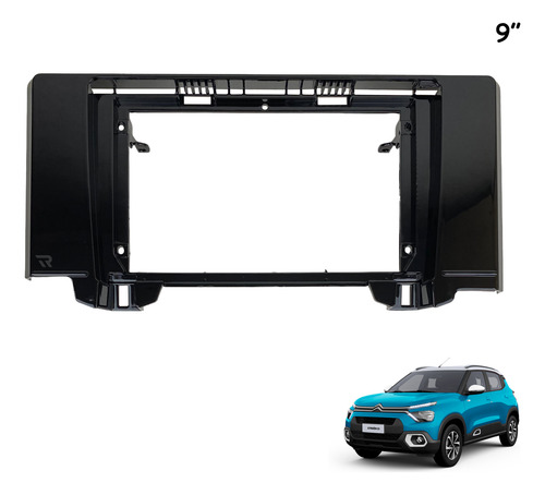 Moldura Painel Dvd 2din 9 Polegadas C3 2023 Black Piano
