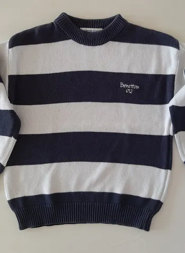 Sweater Benetton Niños Talle 4-5 Años De Hilo (Usado)